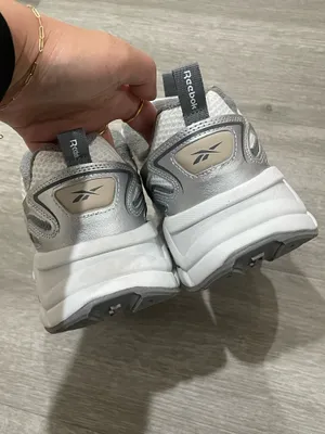 Reebok gray and white chunky sneakers  thumbnail 3