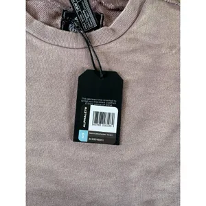 Alphalete Women's Terry Oversized Crop Pullover - Rose Quartz , Size Small thumbnail 8