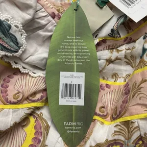 Farm Rio Women’s Maritime Magic Cotton Midi Sleeveless Dress Small New $280 thumbnail 4
