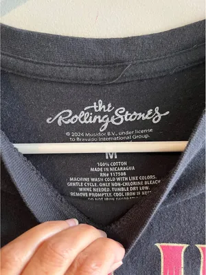 Rolling Stones Band Tee Black Size Medium thumbnail 4