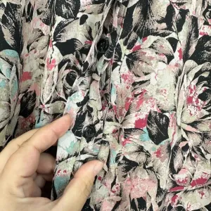 BCBgeneration Shift Dress Womens XXS Pink‎ Floral Long Sleeve Boho Whimsigoth thumbnail 5