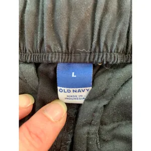 Old Navy Easy‎ Chino L Shorts Womens Large Black Jack Cotton Stretch Comfort thumbnail 3