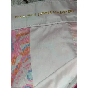 Lilly Pulitzer The Buttercup Scalloped Hem Paisley Shorts Preppy Resort Size 4 thumbnail 5