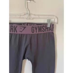 Low Rise 31" Yoga Workout Leggings Gray Purple Size XS thumbnail 3