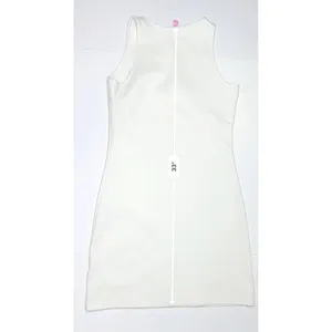 Lilly Pulitzer Foster‎ Pique Textured Cotton Shift Dress SMALL White Embroidered thumbnail 8