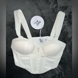 Princess Polly Torin Top in White Size 6 New with tag thumbnail 12
