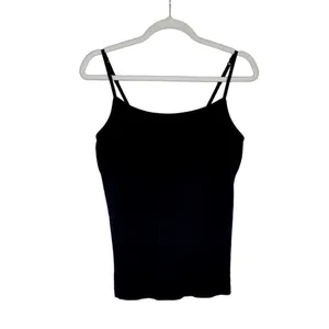 Yummie by Heather Thomson Seamless Camisole Top Scoop Neck Nylon Black Large XL thumbnail 2