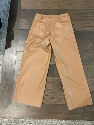 New With Tags Avara Ankle Length Faux Leather Pants Sz M thumbnail 4