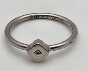 Kendra Scott Gemma Silver Tone Ring (7) thumbnail 3