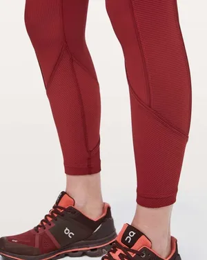 Lululemon Daily Lineup 7/8 Tight *25" Dark Sport Red 6 thumbnail 11