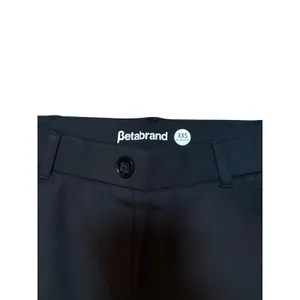 Betabrand Black Straight Leg Classic Dress Pant Yoga Pants XXS‎ Petite Short thumbnail 4