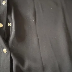 Amanda Uprichard - Black Button-Front Tie Shirt Dress Sz M thumbnail 9