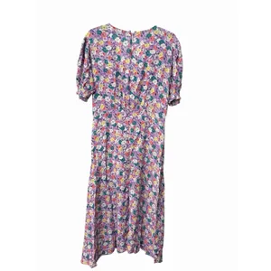 Faithfull The Brand Floral Tiered Midi Dress US Sz 10 Kate Middleton XL #D13-8 thumbnail 9