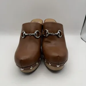 Dolce Vita DV‎ Women's Sz 7 Chrissy Studded Block-Heel 4.5 Inch Clogs Shoes thumbnail 2