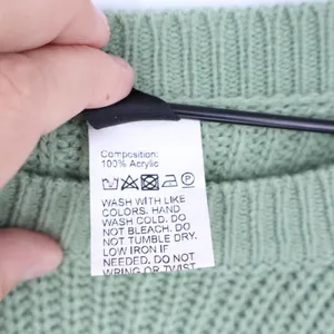 SHEIN Mint Green Shaker Knit Side Tie Lace Up Sweater Large Crew Neck Pullover thumbnail 5