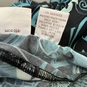 Merona Vintage Asymmetric Skirt Size XL Black Blue Fairy Pull On Witchy Whimsigoth Y2K thumbnail 7