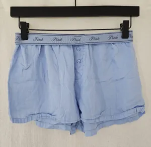 PINK Victoria's Secret Sky Blue boxer Shorts thumbnail 1
