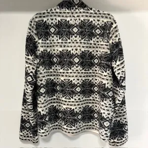 Aeropostale Prince & Fox XL Womens Nordic Fair Isle Fleece Quarter Zip Pullover thumbnail 6