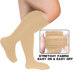 OLENNZ Compression Socks 2XL Wide Calf 20-30mmHg Knee High Plus Size Unisex thumbnail 5