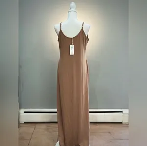 SALE! Brown Ofeefan Tank Maxi Dress Size M NWT thumbnail 2