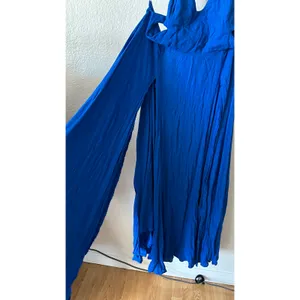 Free People Endless Summer Lillie Blue Maxi Dress thumbnail 4