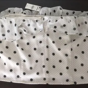 Express | Polka Dot Off The Shoulder Crop Top thumbnail 7