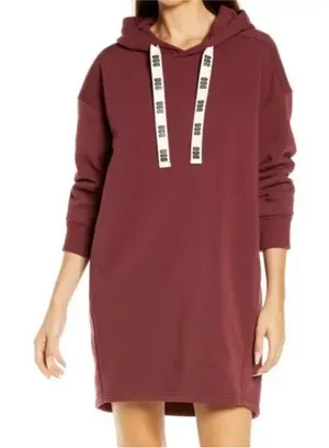 UGG Hoodie Dress Burgundy Red Size Medium thumbnail 1