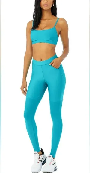 ALO Yoga Airlift Intrigue Bra & High-Waist 4 Pocket Utility Legging Set thumbnail 1