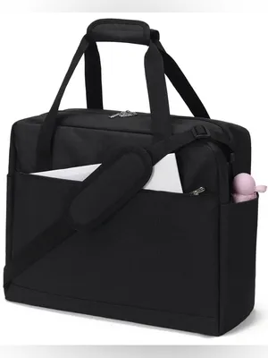 Black Travel Weekend Bag / Personal or Carry-On Bag thumbnail 1