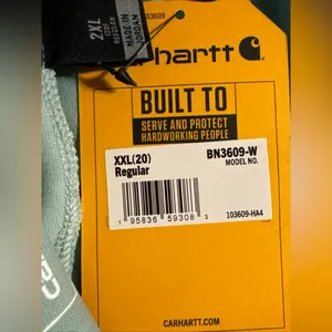Carhartt 103609 Force® Fitted Lightweight Utility Leggings blue surf SIZE XXL thumbnail 2