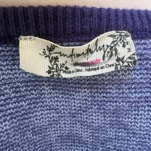 Intimately Free People Crop Top M Blue Geometric Knit snowflake Nordic Boho thumbnail 6