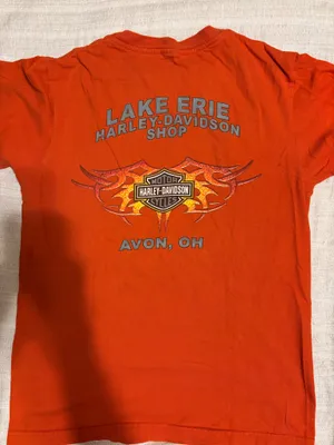 Harley-Davidson Vintage Orange Shirt thumbnail 1