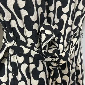 Zara Black & White Printed Mini Oversized Dress(Size Small) thumbnail 4