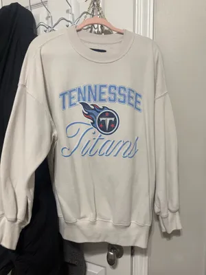 Abercrombie & Fitch Tennessee Titans crewneck sweatshirt with blue logo and text, size M #NFL #football thumbnail 1