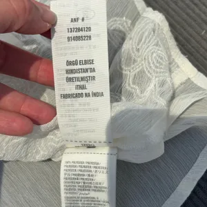 Abercrombie Fitch White Floral Lace Sheer Tank Top Womens Size S‎ thumbnail 5