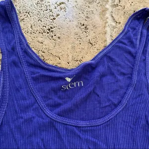 Stem Organic Cotton Purple Royal Blue Mini Dress S thumbnail 2