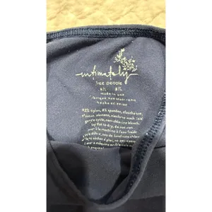Intimately Free People Navy Blue Seamless V Neck Spaghetti Strap Camisole M/L thumbnail 4