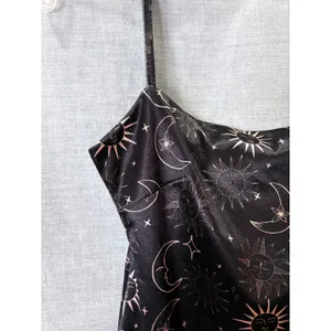 Urban Outfitters Celestial‎ Sun Moon Mini Dress Rose Gold S thumbnail 4
