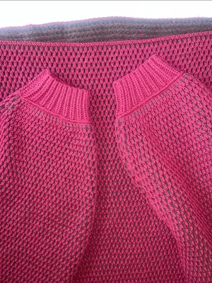 Free People Maisie Oversized Sweater Cranberry Fudge‎ Boho Slouchy M NWT thumbnail 7