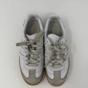 Adidas Samba OG Sneaker White Grey Gum Leather Suede Womens Size 7 thumbnail 11