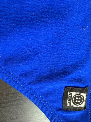 JOLYN Jo Lyn Bright Cobalt Blue Drawstring Swim Bikini Bottoms Size Medium thumbnail 4