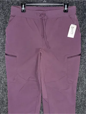 Duluth Trading Co NWT Women Flexpedition Joggers Elderberry Purple 10x28.5 Nylon thumbnail 3