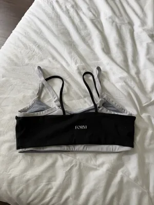 Set Active Form Black Layered Bra thumbnail 2