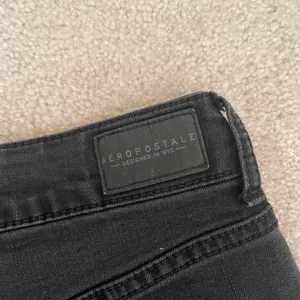 Aeropostale Black High Waisted Distressed Shorts Size 00 thumbnail 8
