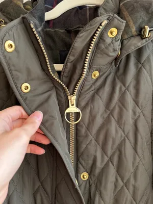 Barbour Women’s Millfire Quilt Jacket, Olive/Classic, Size 2X thumbnail 6