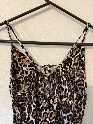 Aerie Women’s Leopard Print Slip Dress thumbnail 5