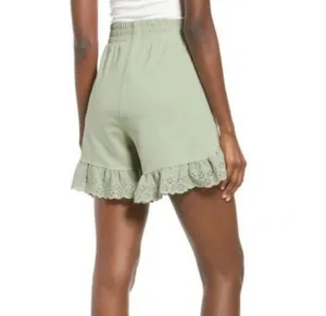 Juna High Waist Embroidered Shorts thumbnail 2