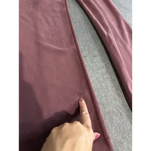 Lululemon women's Softstreme High Rise Maroon Pants Sz 6 thumbnail 3