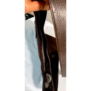 Brown Pebbled Leather Hobo Shoulder Bag The Sak Minimalist Zip Pocket Purse Y2K thumbnail 5