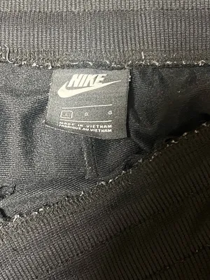 Nike Black Jogger Pants with White Panels thumbnail 2